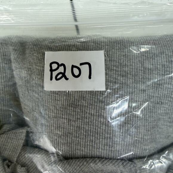 We The Free People L Large Grapevine Asymmetric Tunic Top Gray Boho Oversized - Picture 13 of 13